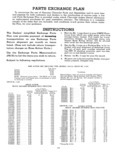 Previous Page - Master Parts List Six Cylinder Models August 1941
