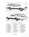 Previous Page - Parts Illustration Catalog January 1972