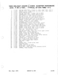Next Page - Parts Illustration Catalog January 1972