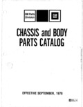 Previous Page - Parts Catalog 10 September 1978