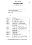 Previous Page - Chassis and Body Parts Catalog P&A 10 May 1981
