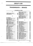 Previous Page - Parts and Illustration Catalog P&A 52S September 1982